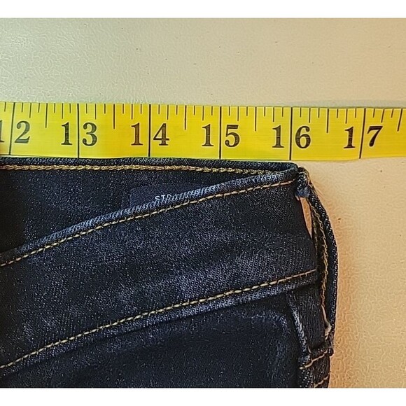 Lands' End Mens Jeans Square Rigger Size 32x29 Straight Leg Dark Blue Denim - Picture 9 of 12